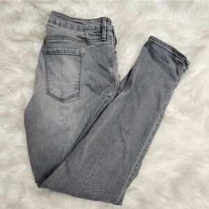 Athleta Sculptek Skinny‎ hi-waisted Gray jeans sz 8
